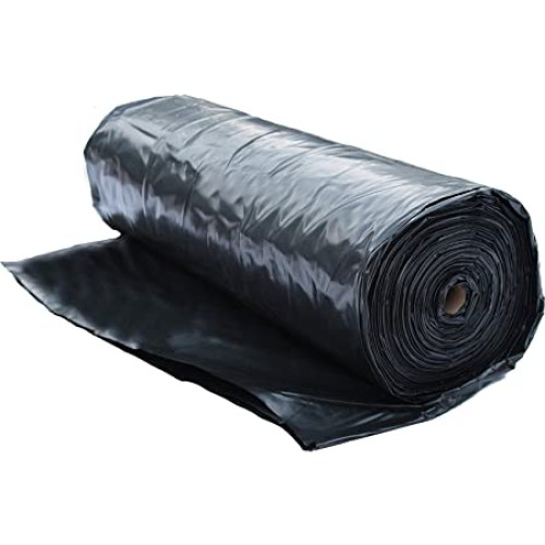 Folie capsuni tratata UV, 30 microni, gauri perforate 6,5cm, neagra